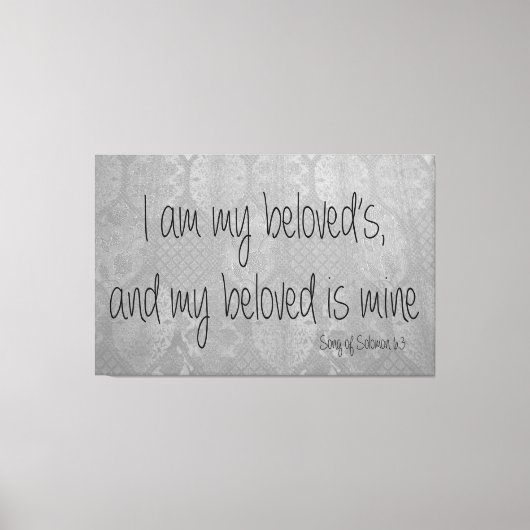 Solomon-Lied Leinwanddruck (Vorderseite)