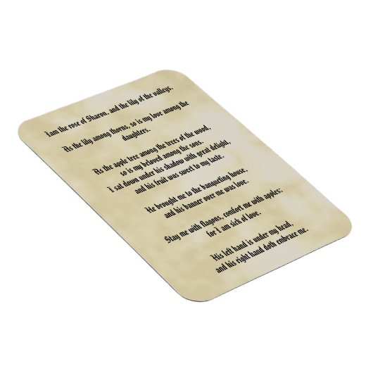 Solomon-Lied Magnet (Rechte Seite)