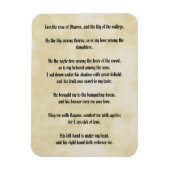 Solomon-Lied Magnet (Vertikal)