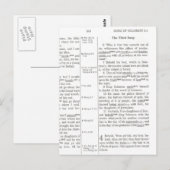 Solomon-Lied Postkarte (Vorne/Hinten)