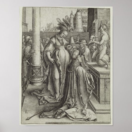 Solomon Prays vor Graven Image, c.1514 Poster (Vorne)