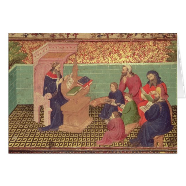 Solomon schreibt die Sprichwörter vor (Vorderseite (Horizontal))