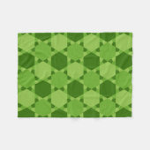Solomon Siegel Star von David Optical Illusion Fleecedecke (Vorderseite (Horizontal))