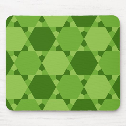 Solomon Siegel Star von David Optical Illusion Mousepad (Vorne)