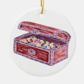 Solomon und der Schatz der Weisheit Jesse Tree Keramik Ornament (Vorne)