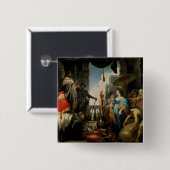 Solomon und die Königin von Sheba Button (Vorne & Hinten)