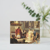 Solomon und die Königin von Sheba - Giovanni De Mi Postkarte (Stehend Vorderseite)