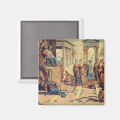 Solomon und die Königin von Sheba Magnet (Vorderseite/Rückseite)