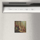 Solomon und die Königin von Sheba oder Esther vor Magnet (In Situ (Geschirrspüler))