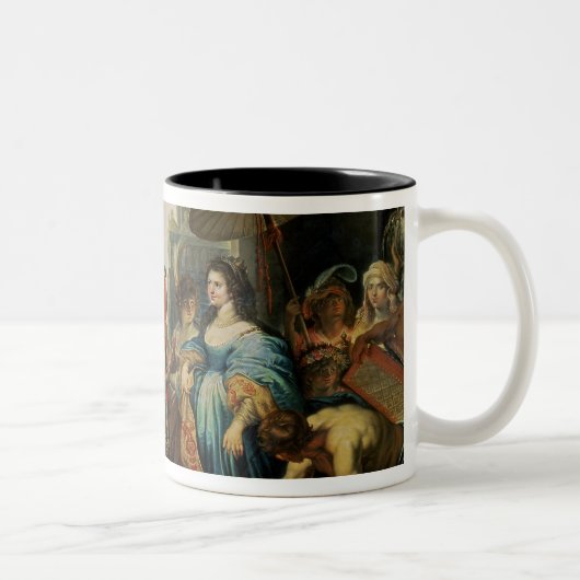 Solomon und die Königin von Sheba Zweifarbige Tasse (Rechts)