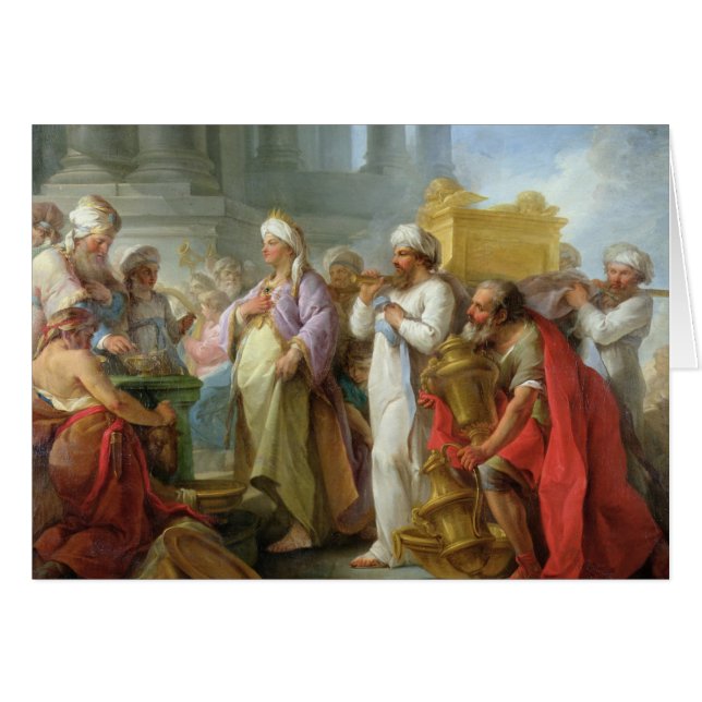 Solomon vor der Arche des Vertrages, 1747 (Vorderseite (Horizontal))