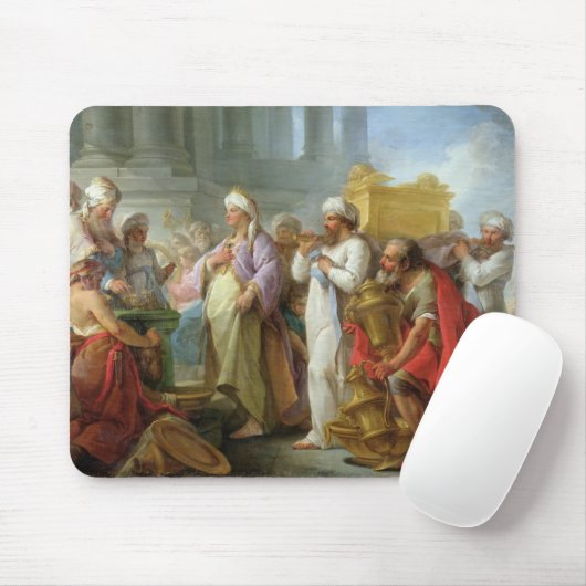 Solomon vor der Arche des Vertrages, 1747 Mousepad (Mit Mouse)