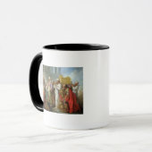 Solomon vor der Arche des Vertrages, 1747 Tasse (Vorderseite Links)