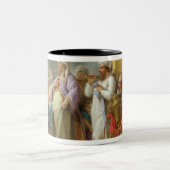 Solomon vor der Arche des Vertrages, 1747 Zweifarbige Tasse (Mittel)