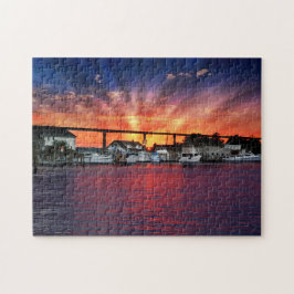 Solomons Insel-Sonnenuntergang Puzzle