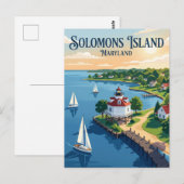 Solomons Island Maryland Postkarte (Vorne/Hinten)