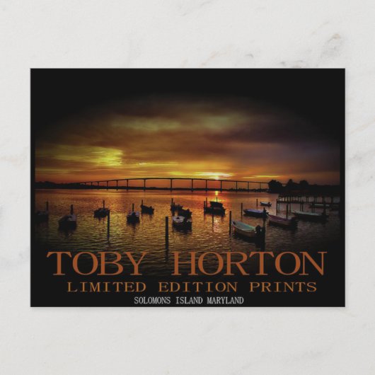 Solomons Island Maryland Postkarte (Vorderseite)