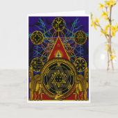 SOLOMONS MAGIC CARD KARTE (Gelbe Blume)