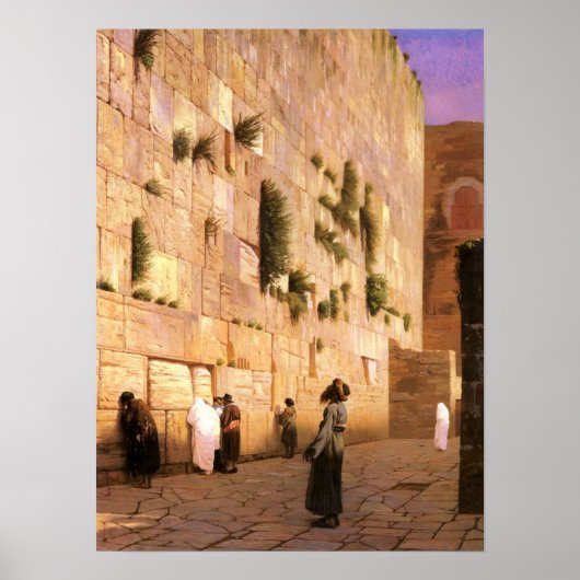 SOLOMON'S WALL JERUSALEM - DRUCKEN - POSTERS - ART POSTER (Vorne)