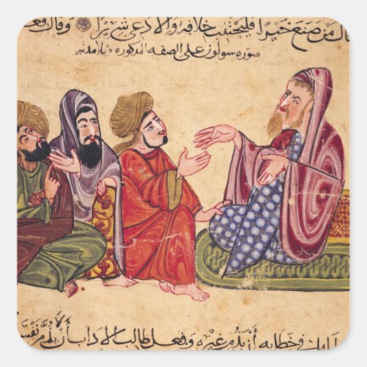 Solon Teaching Quadratischer Aufkleber (Vorderseite)