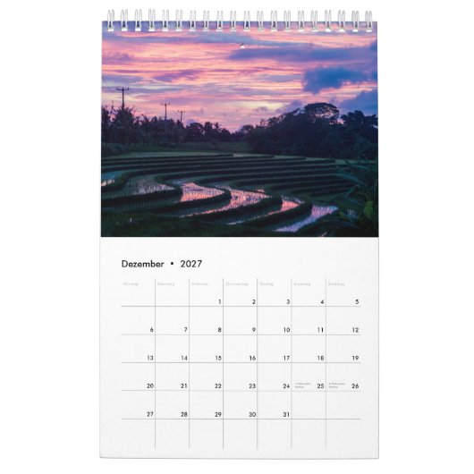 Solonomade Kalender 2018 (Dez 2027)