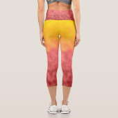 Solstice Bloom Capri Leggings (Rückseite)