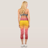 Solstice Bloom Capri Leggings (Rückseite)