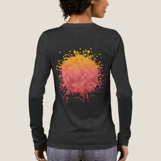 Solstice Bloom Tri-Blend Shirt (Rückseite)