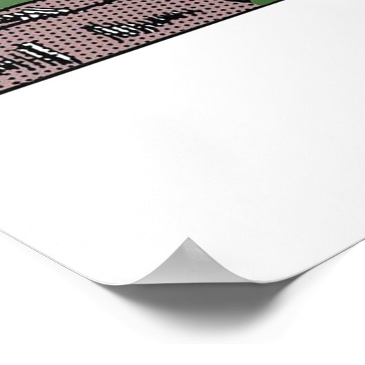 Solstice Cartoon 9494 Poster (Ecke)