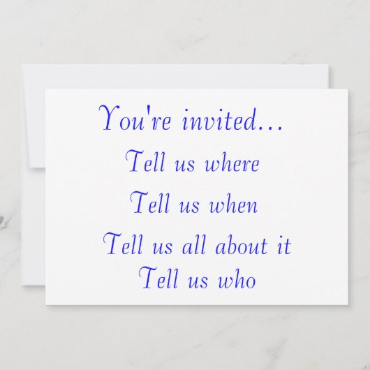 Solstice Celebration Einladung (Rückseite)