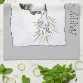 Solstice Chickadee Geschirrtuch (Gefaltet)