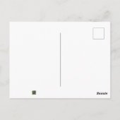 Solstice Chickadee Postkarte (Rückseite)