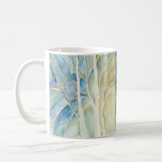 Solstice-Design auf einer Tasse (Links)