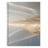 Solstice Echo – Golden Wave Minimalist Journal Not Notizblock (Vorderseite)