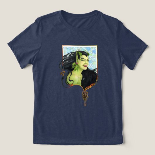 Solstice Elf Tri-Blend Shirt (Design Vorderseite)