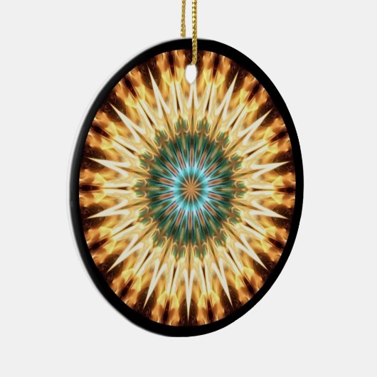 Solstice Fire 2 Keramik Ornament (Rechts)