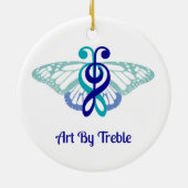 Solstice Fire 2 Keramik Ornament (Hinten)