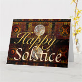 Solstice Grußkarte Karte (Gelbe Blume)