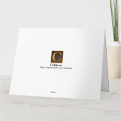 Solstice Grußkarte Karte (Rückseite)