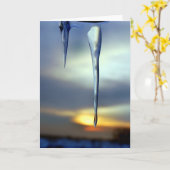 Solstice Ice Karte (Gelbe Blume)