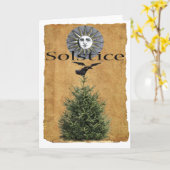 Solstice Karte (Gelbe Blume)