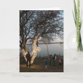 Solstice Light im Nachbarschafts-Foto Karte (Vorderseite)