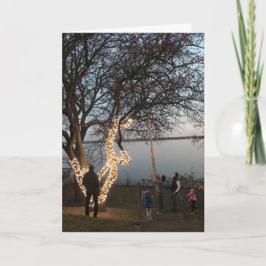 Solstice Light im Nachbarschafts-Foto Karte (Vorderseite)