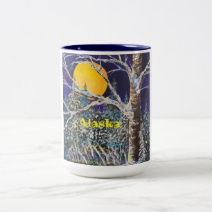 Solstice Moon 15oz ALASKA zweifarbige Kaffee-Tasse Tasse