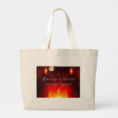 Solstice Night 2 Jumbo Stoffbeutel (Rückseite)