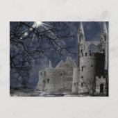 Solstice Night Gothic Landschaft Postkarte (Vorderseite)