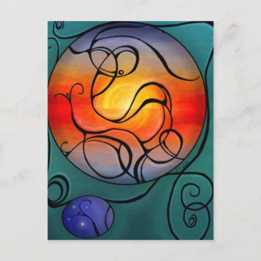 Solstice Postkarte (Vorderseite)