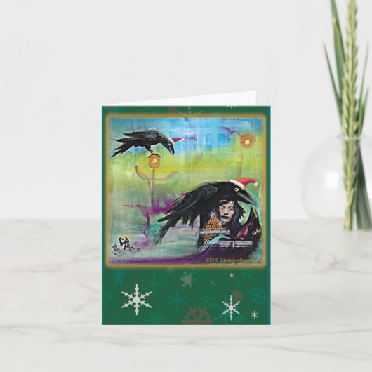 Solstice Ravens Karte (Vorderseite)