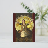 Solstice Segnungen Postkarte (Stehend Vorderseite)