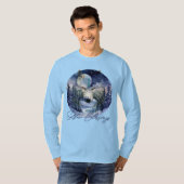 Solstice Segnungen Winter Wolf Mondlicht Woods T-Shirt (Vorne ganz)